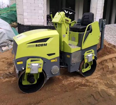 奔馬小型壓路機(jī)土方壓實(shí)、溝槽回填施工案例